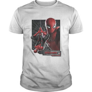 Far From Home Web Frame Marvel Spiderman Shirt